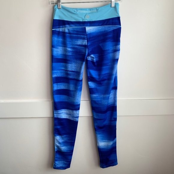 NWT LA Society Sport Blue Leggings - Picture 2 of 8